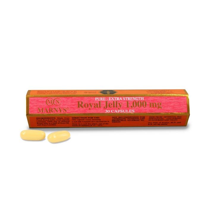 Marnys Royal Jelly 1000 mg 30 Capsules