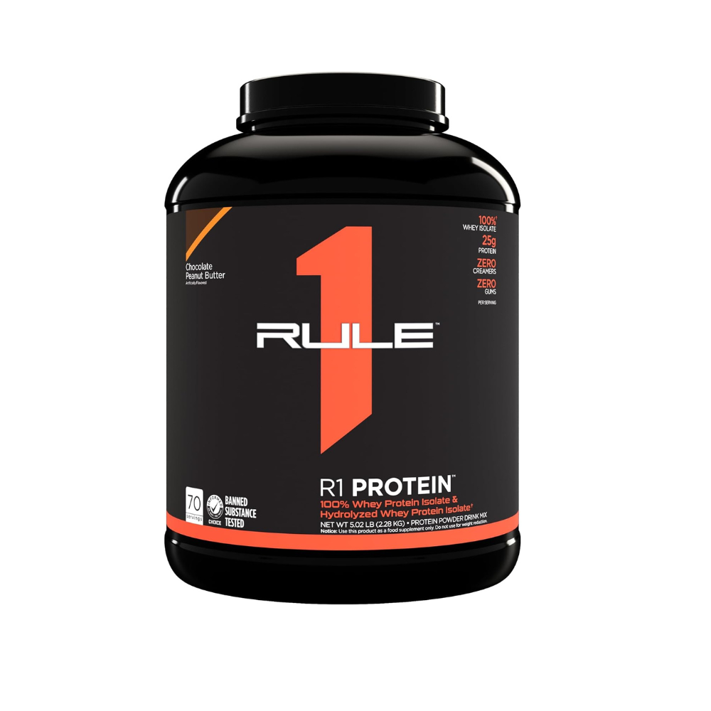 RULE 1 Protein Chocolate Peanut Butter 5.02 Lb - 70 Servings