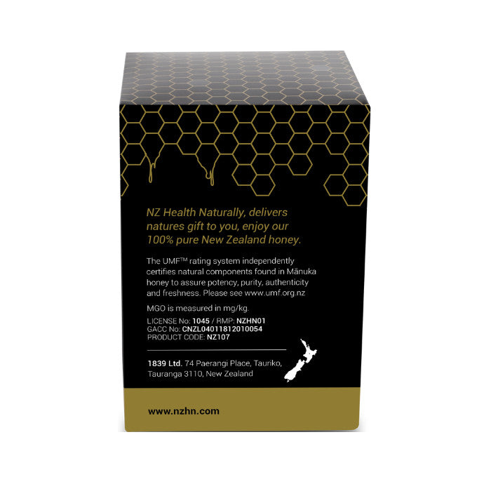 NZ Health UMF 15+ Manuka Honey Immunity Digestion & Healing Support – 250g