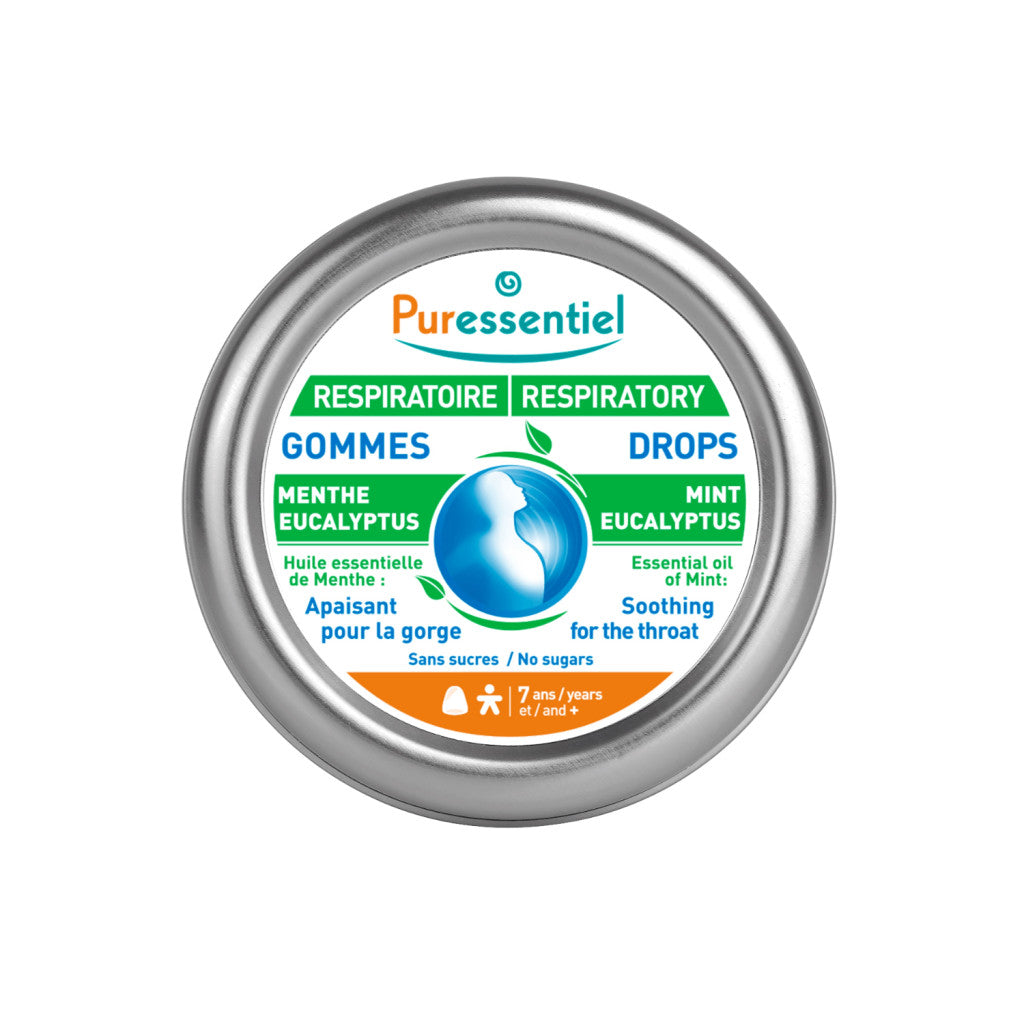 Puressentiel Respiratory Throat Drops Mint & Eucalyptus 20's