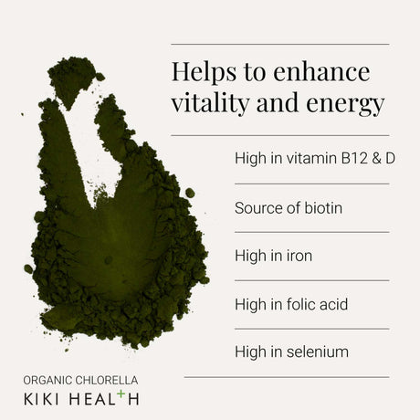 KIKI Health Organic Chlorella - 200g