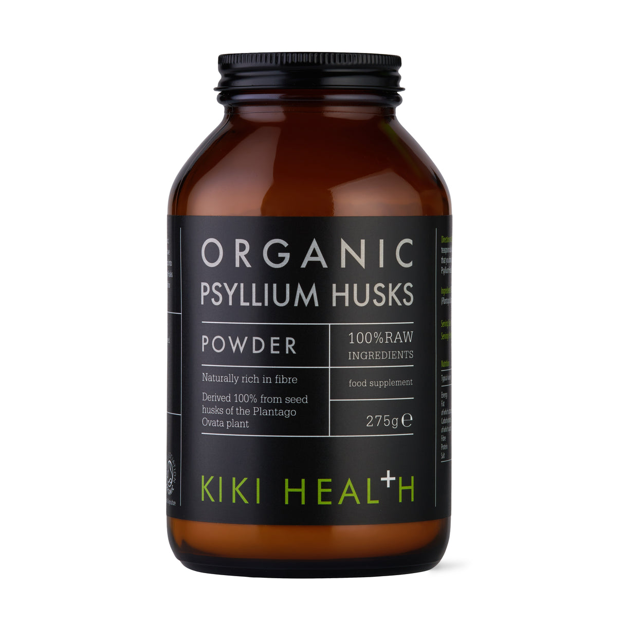 KIKI Health Organic Psyllium Husks - 275g