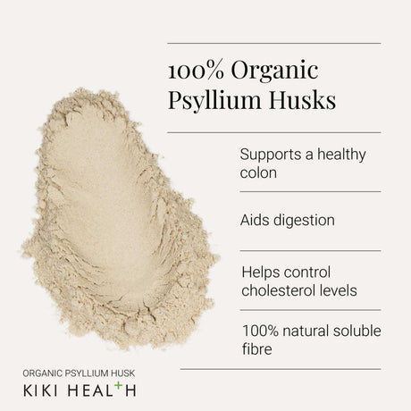 KIKI Health Organic Psyllium Husks - 275g