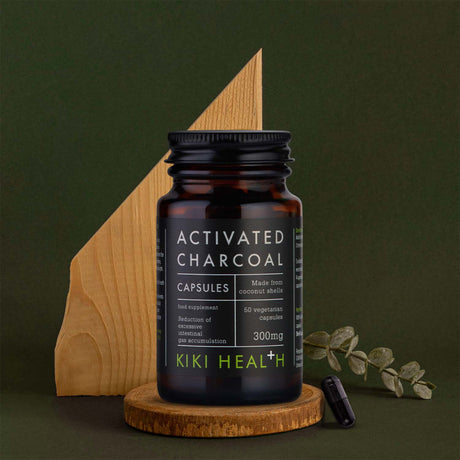 KIKI Health Activated Charcoal - 50 Capsules