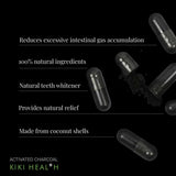 KIKI Health Activated Charcoal - 50 Capsules