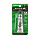 Clubman Moustache Wax Hang Pack-Black With Comb 0.5 Oz