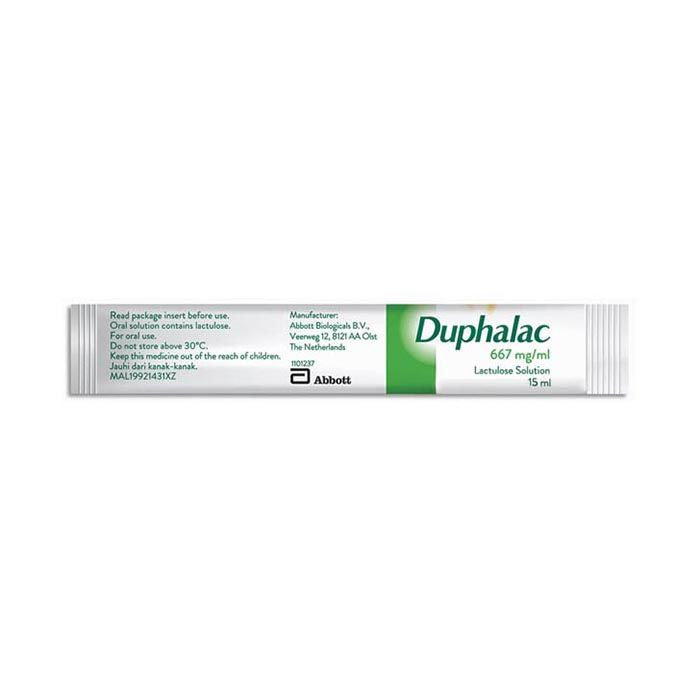 Duphalac Syrup Sticks 667 Mg/ml 20'S 15ml/Sachet