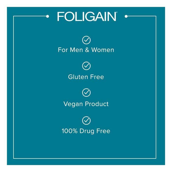 Foligain Stimulating Supplement For Thinning Hair Men & Women - 60 Capsules