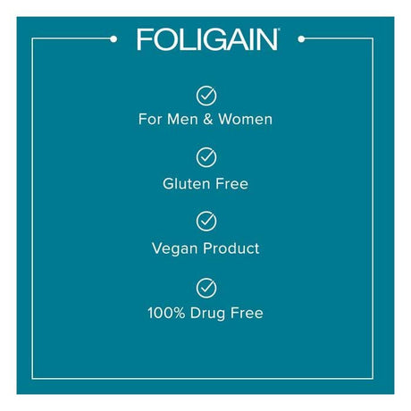 Foligain Stimulating Supplement For Thinning Hair Men & Women - 60 Capsules