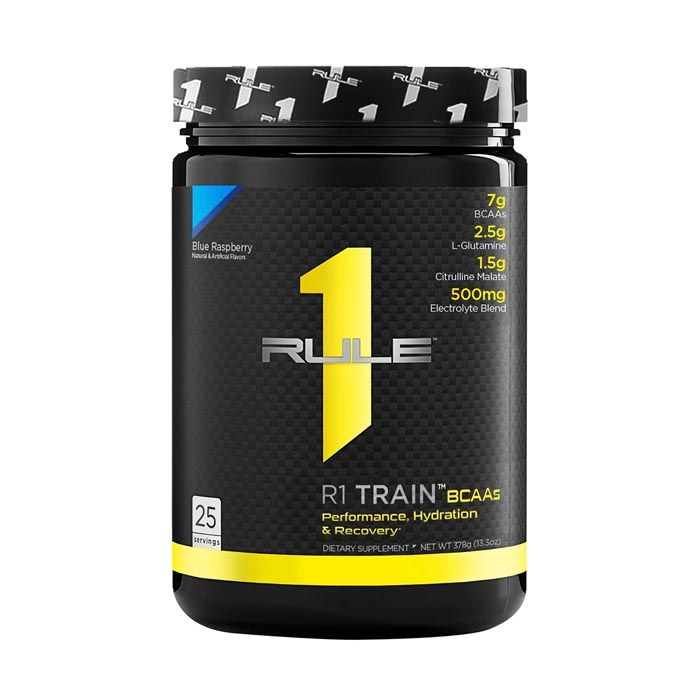 RULE 1 Train BCAAs Blue Raspberry 25 Servings - 378 gm