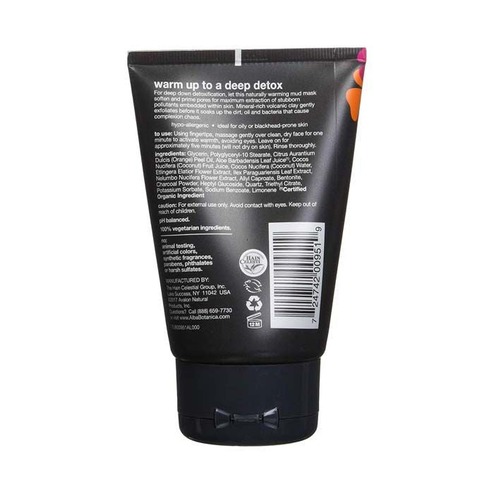 Alba Hawaiian Detox Warming Mud Mask 4 Oz