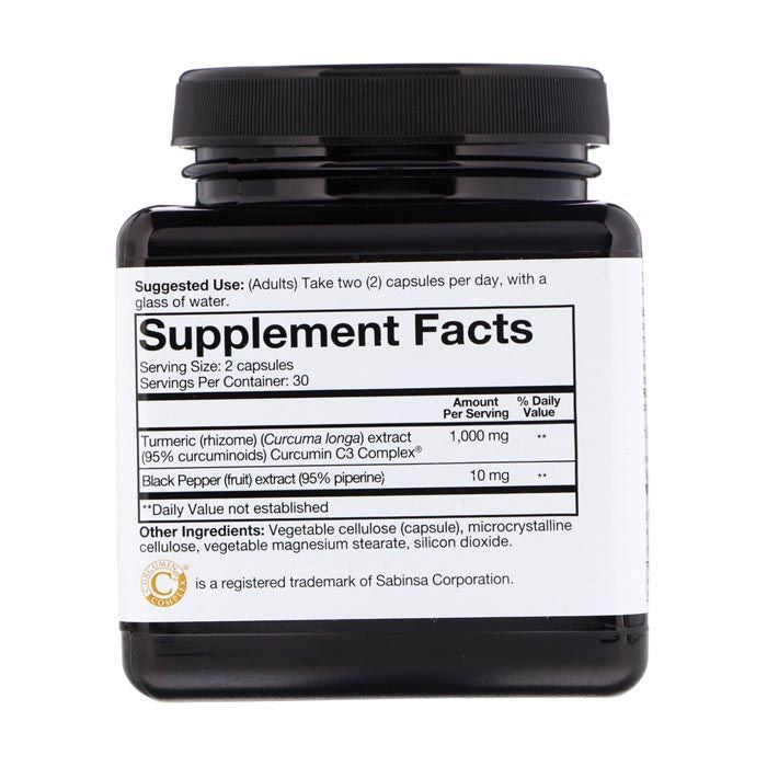 Youtheory Turmeric 1000mg - 60 Capsules