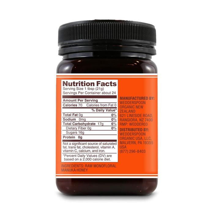 Wedderspoon Raw Monofloral Manuka Honey KF 16  - 500 g