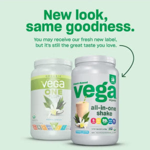 Vega One Organic All-In-One Shake French Vanilla 24.3 Oz