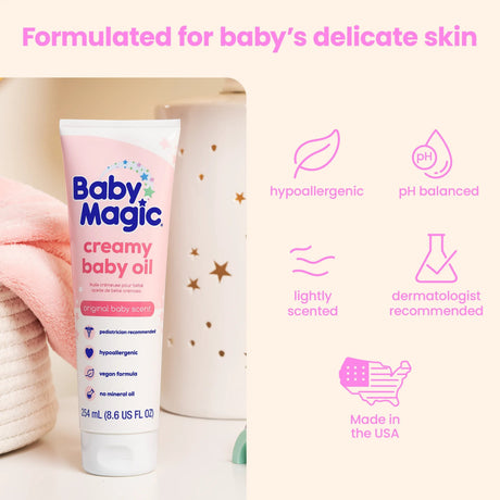 Baby Magic Creamy Baby Oil Original Scent - 254ml