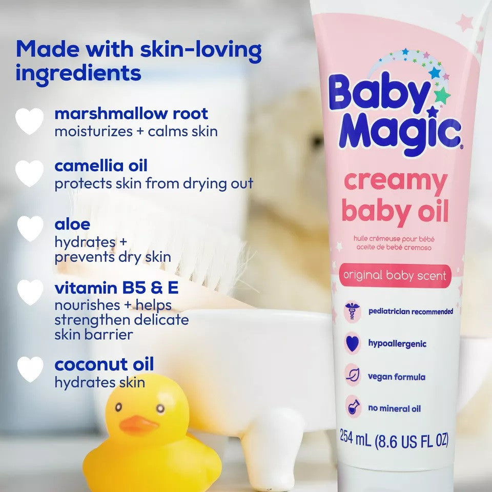 Baby Magic Creamy Baby Oil Original Scent - 254ml