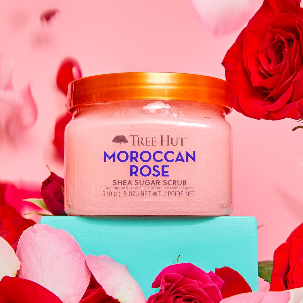 Tree Hut Shea Sugar Scrub Moroccan Rose - 18 oz