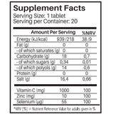 Sunshine Nutrition Immune Support Effervescent Orange Tablets 20's