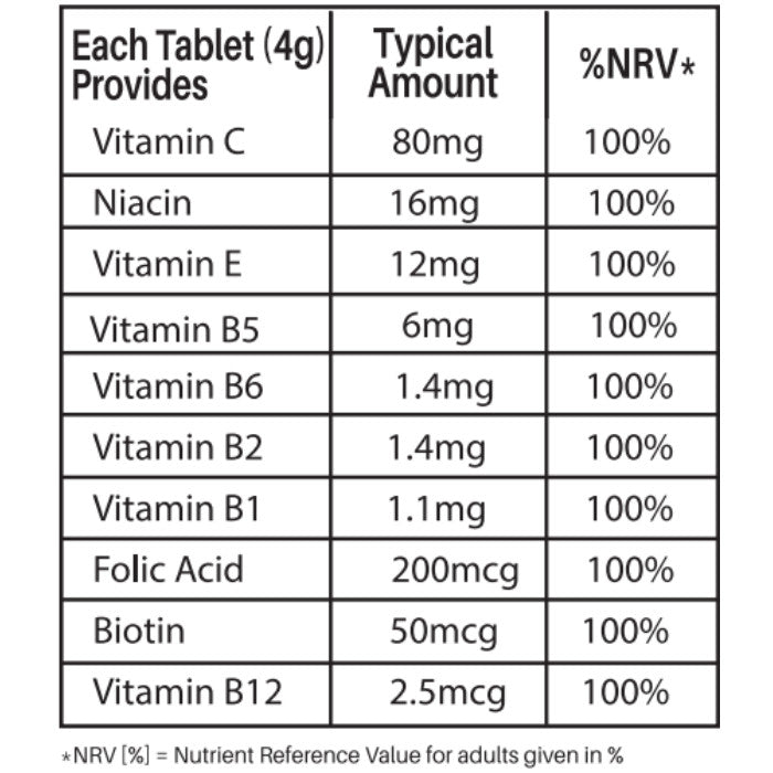 Sunshine Nutrition Multivitamin Efferv Orange Lemon Tabs 20's