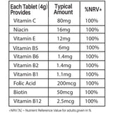 Sunshine Nutrition Multivitamin Efferv Orange Lemon Tabs 20's