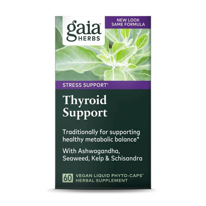 Gaia Herbs Thyroid Support - 60 Capsules