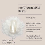 KIKI Health MSM Flakes - 100 Capsules