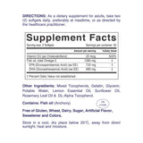 Nordic Sunshine Omega 1280mg with Vitamin D3 25mcg, High Potency EPA+DHA - 100 Softgels