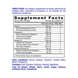 Nordic Sunshine Fish Flax & Borage 3-6-9 with Primrose Oil – 100 Softgels