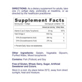 Nordic Sunshine Ultra Concentrated Omega-3 1000mg with Vitamin E, Heart, Brain & Immunity Support – 100 Softgels