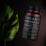 KIKI Health Organic Moringa Leaf 500mg - 120 Capsules