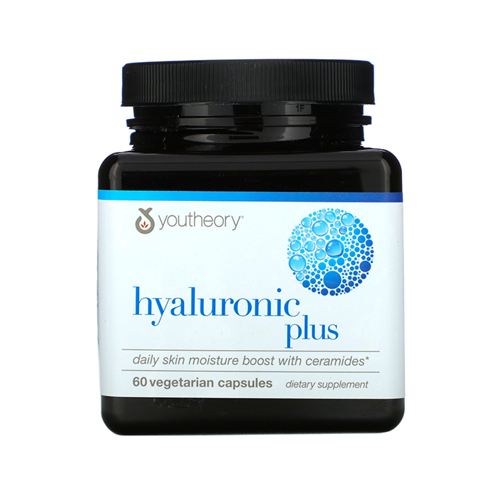 Youtheory Hyaluronic Plus Vegetable - 60 Capsules