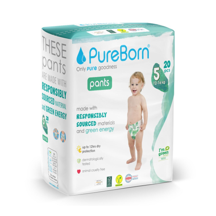 PureBorn Pull-Ups Diaper Size 5 XL 20's