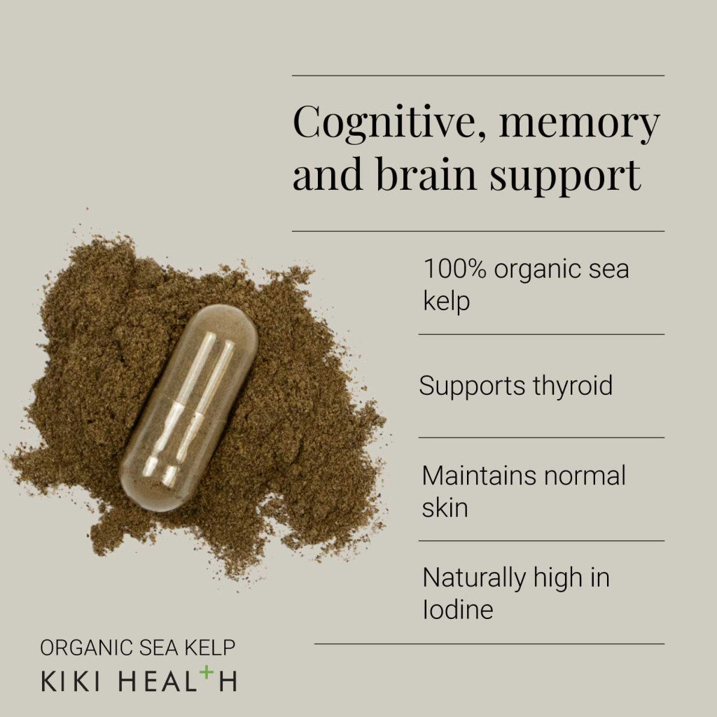 KIKI Health Organic Sea Kelp - 90 Capsules