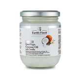 Earth’s Finest Organic Extra Virgin Coconut Oil with Vanilla, Cold Pressed, Raw, Vegan, Unrefined, Antioxidant-Rich, 200ml