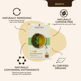 Earth’s Finest Organic Green Tea with Mint, Refreshing, Detoxifying & Antioxidant-Rich Herbal Blend, 25 Tea Bags