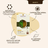 Earth’s Finest Organic Moringa, Antioxidant-Rich Herbal Superfood, Caffeine-Free, Ayurveda Wellness, 25 Tea Bags