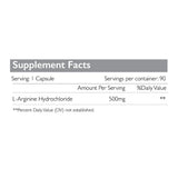 Radiant Platinum L-Arginine 500mg, Nitric Oxide Booster, Heart Health & Muscle Recovery Support - 90 Capsules