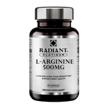 Radiant Platinum L-Arginine 500mg, Nitric Oxide Booster, Heart Health & Muscle Recovery Support - 90 Capsules