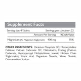 Radiant Platinum Magnesium 400mg, Stress Relief, Sleep, Muscle Recovery & Nerve Support 90 Tablets