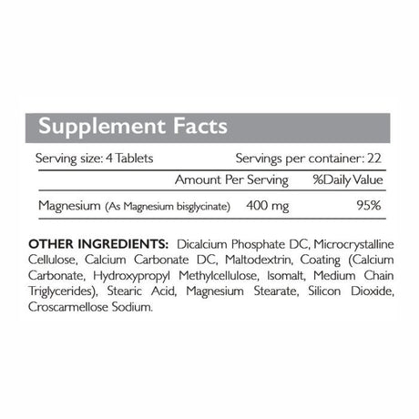 Radiant Platinum Magnesium 400mg, Stress Relief, Sleep, Muscle Recovery & Nerve Support 90 Tablets