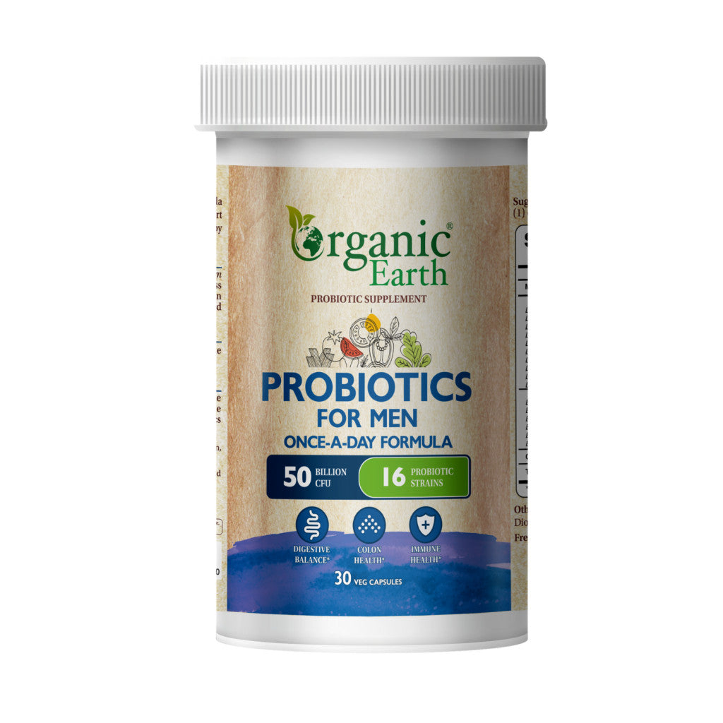 Organic Earth Probiotics For Men Cap 30s