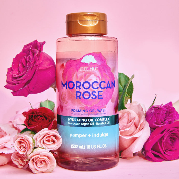 Tree Hut Moroccan Rose Foaming Gel Wash - 532ml