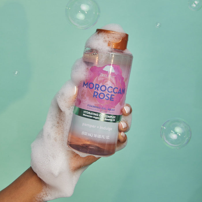 Tree Hut Moroccan Rose Foaming Gel Wash - 532ml