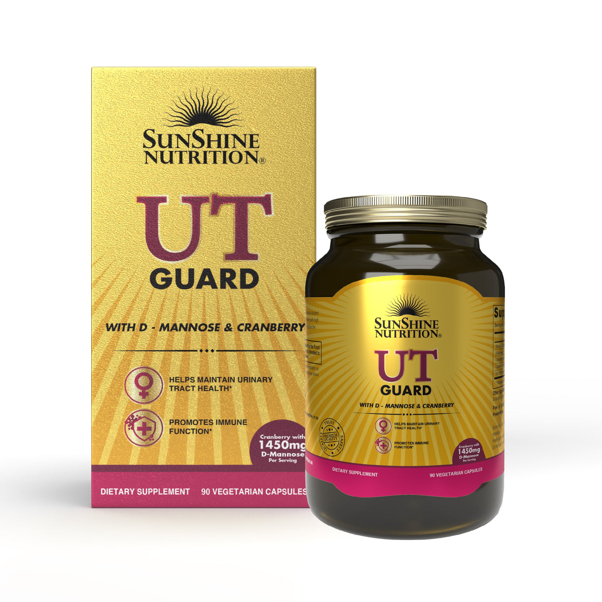 Sunshine Nutrition UT Guard D-Mannose V-Capsules - 90s