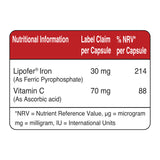 Vital Healthcare Lipoferra C - 30 Capsules