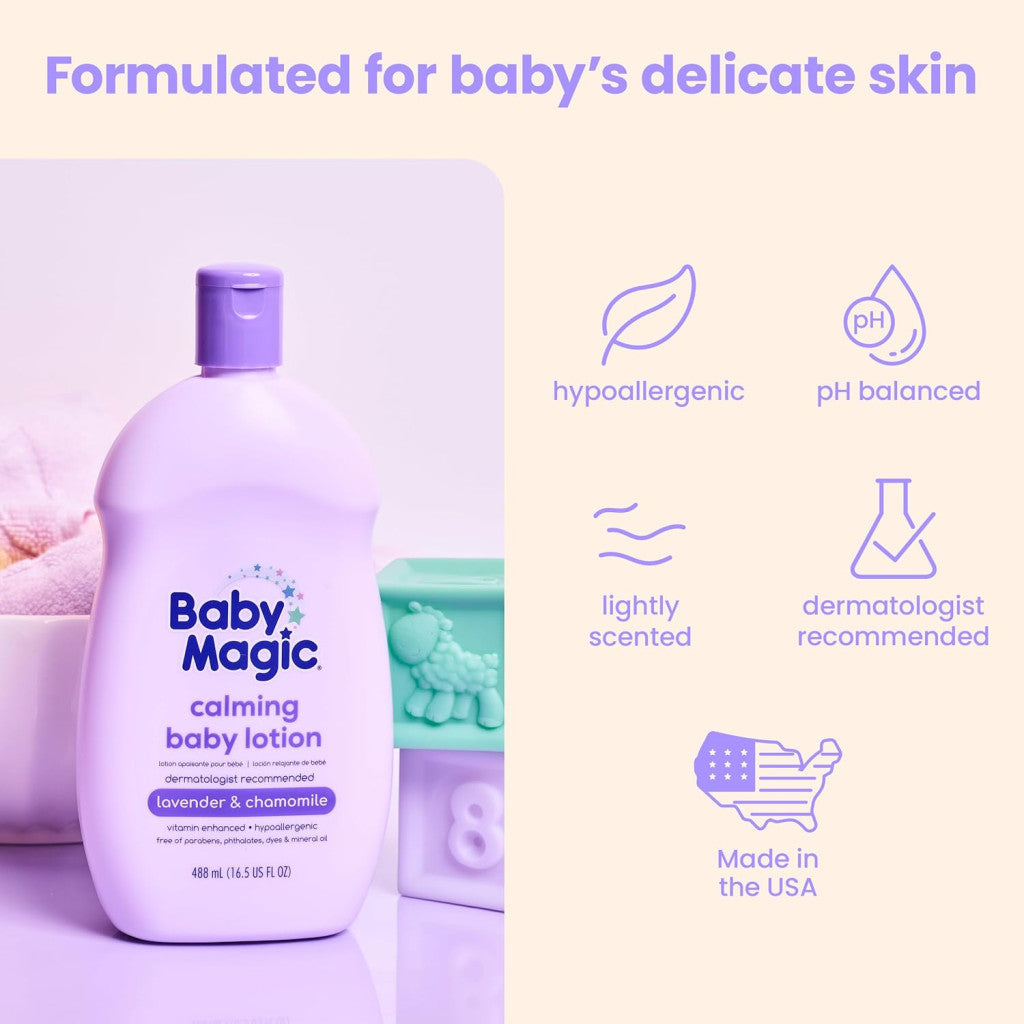 Baby Magic Lavender & Chamomile Calming Lotion - 488ml