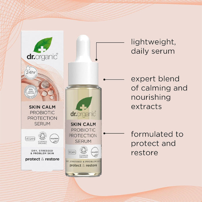 Dr.Organic Skin Calm Probiotic Protection Serum - 30ml