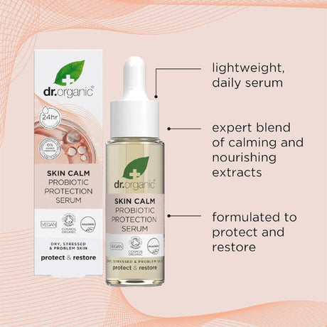 Dr.Organic Skin Calm Probiotic Protection Serum - 30ml