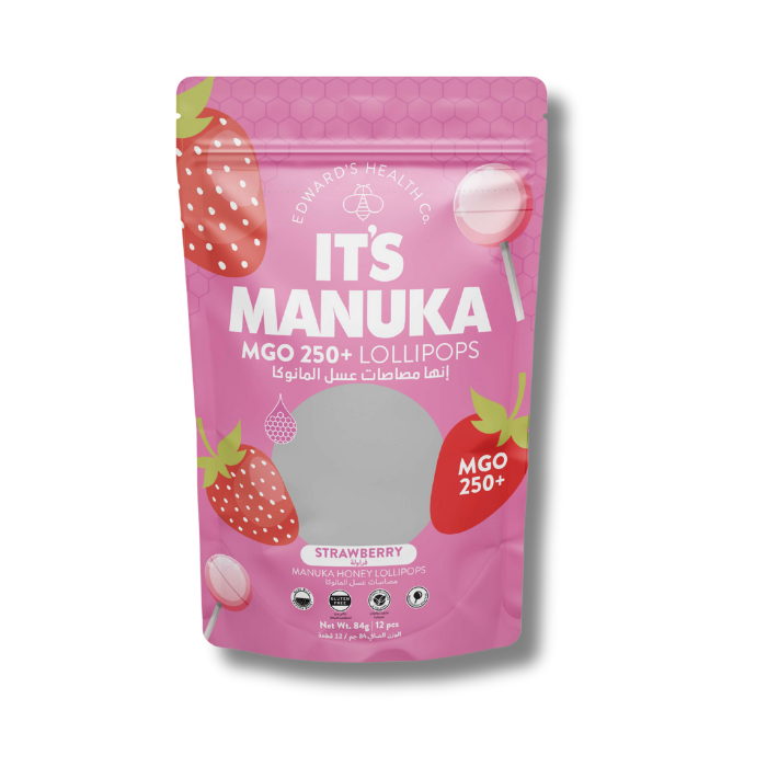 Its Manuka MGO 250+ Lollipops Strawberry 84g