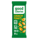 Good Calories Date Bar Crunchy Peanuts 35g With 97% Fruits & Nuts - Pack of 20 pcs